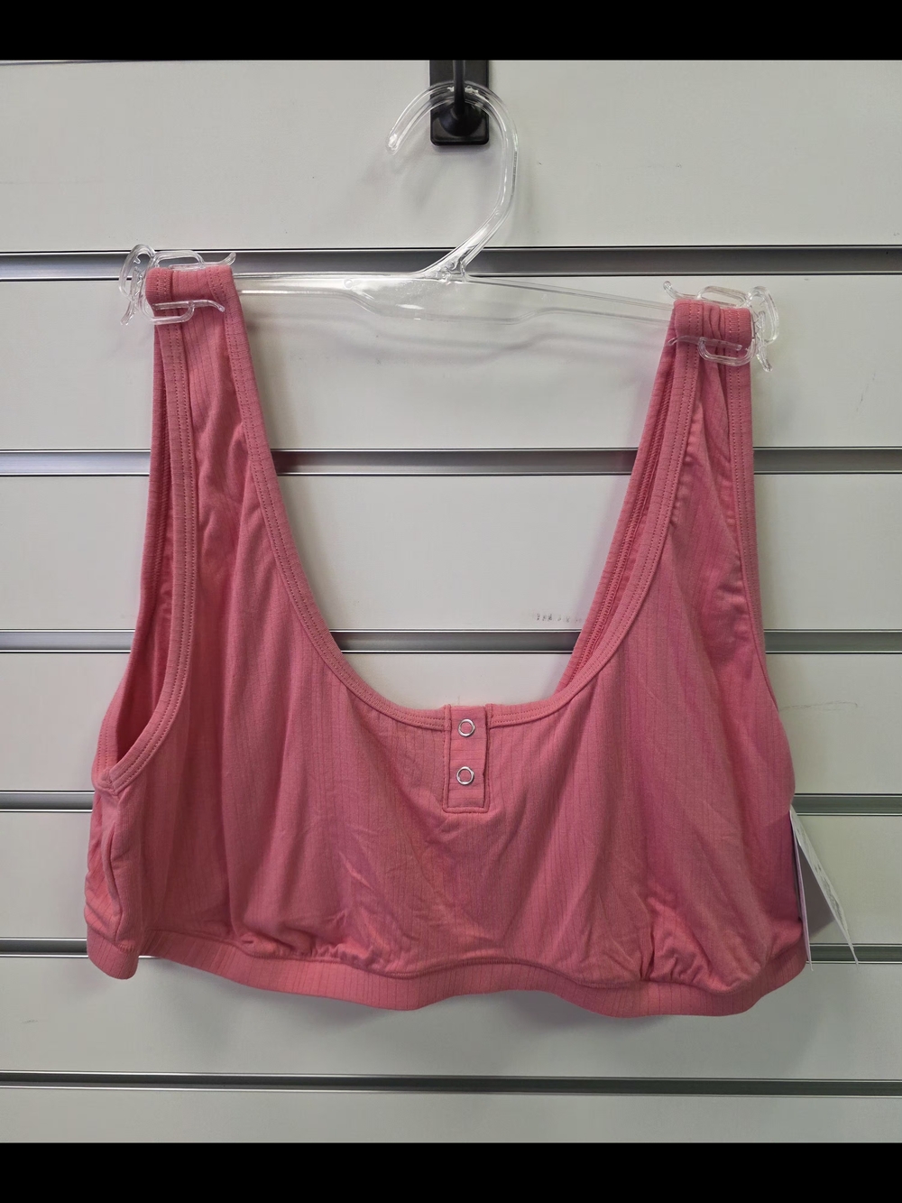 Auden Pink Snap-Front Bralette